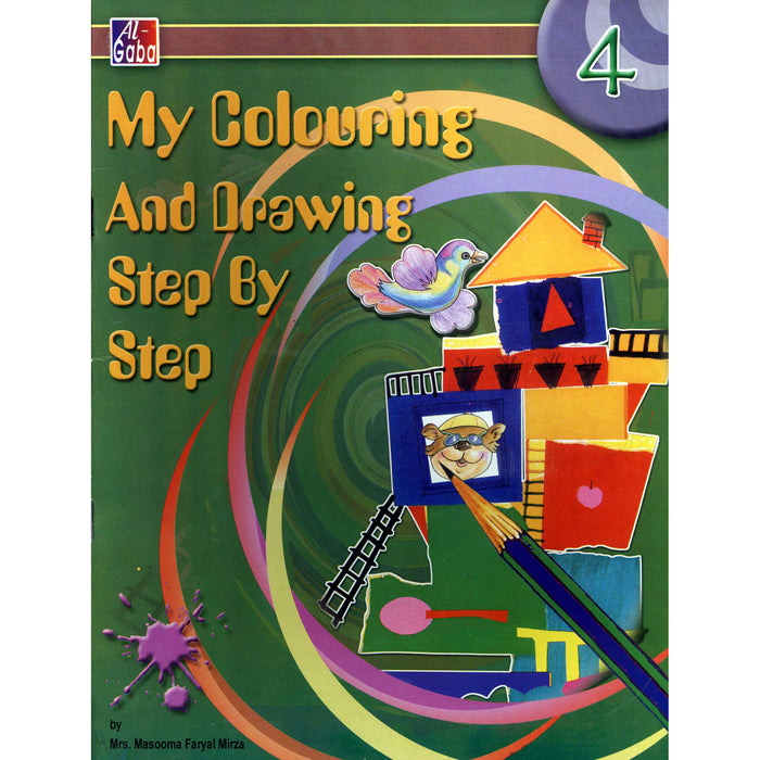 Colouring Step My Colouring and Drawing Step by Step 4 – gabaedu