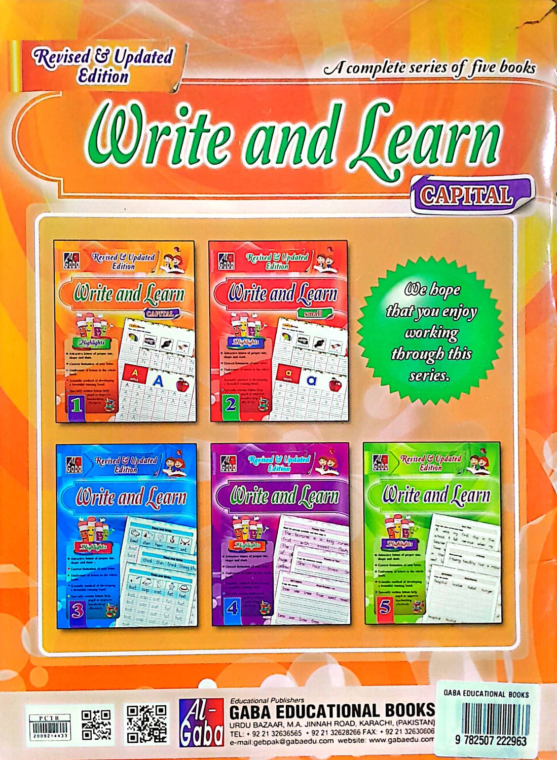 WRITE AND LEARN -1 CAPITAL ( APPROVED BY SNC )