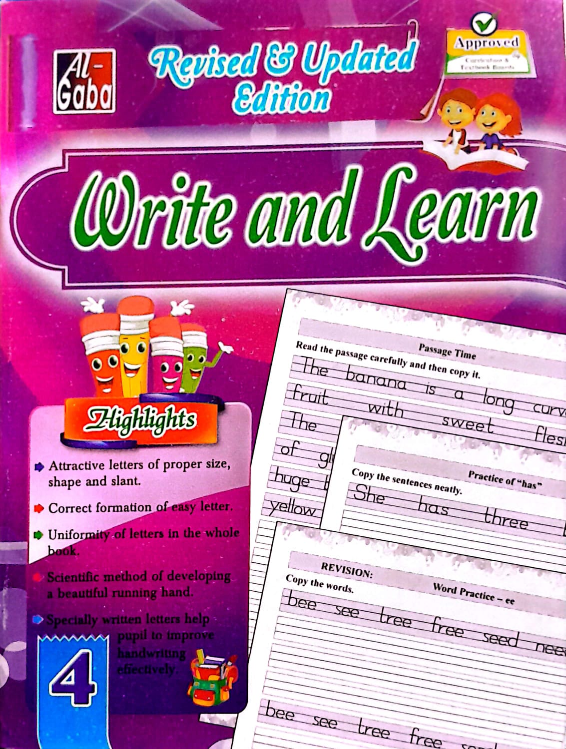 WRITE AND LEARN -4 ( APPROVED BY SNC )