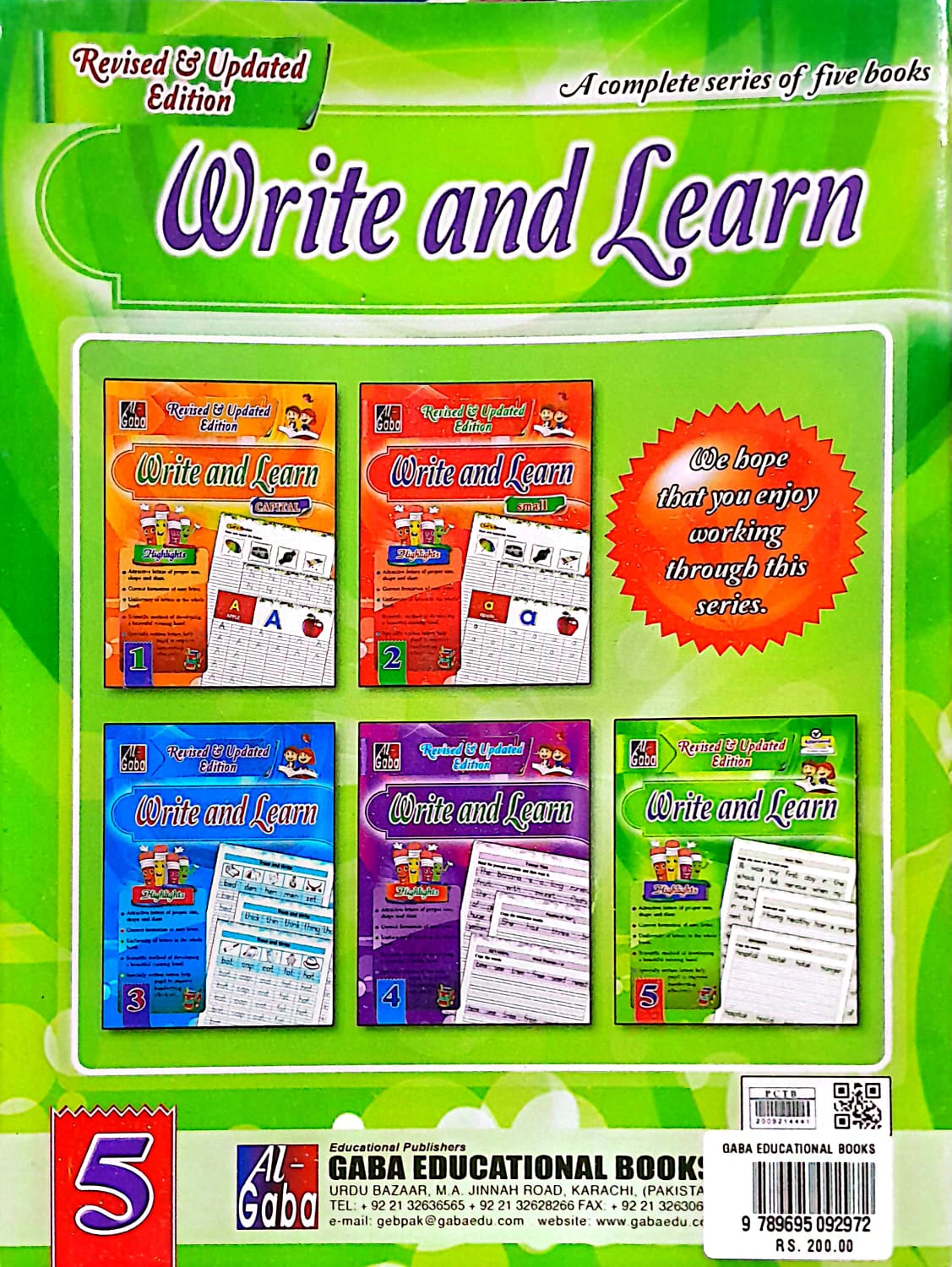 WRITE AND LEARN -5 (APPROVED BY SNC)